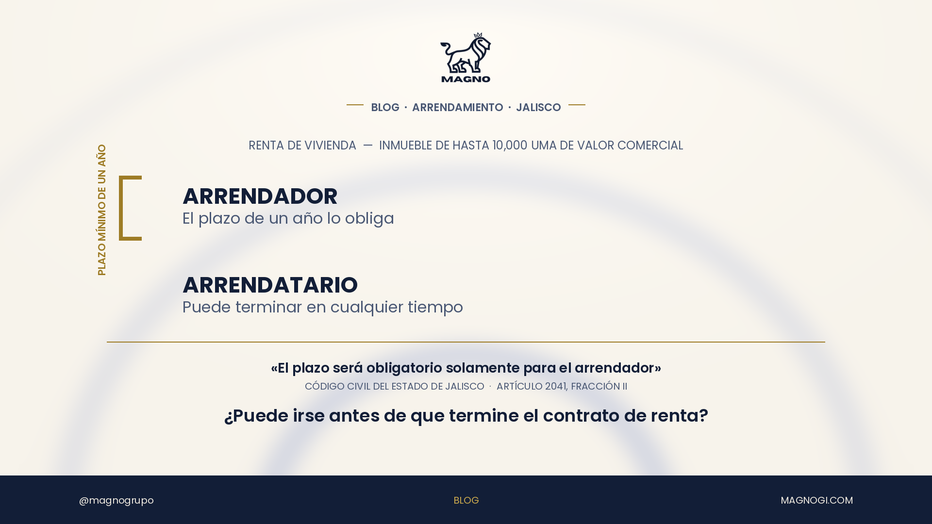 ¿Puede irse antes de que termine el contrato de renta? En Jalisco depende del valor de la casa