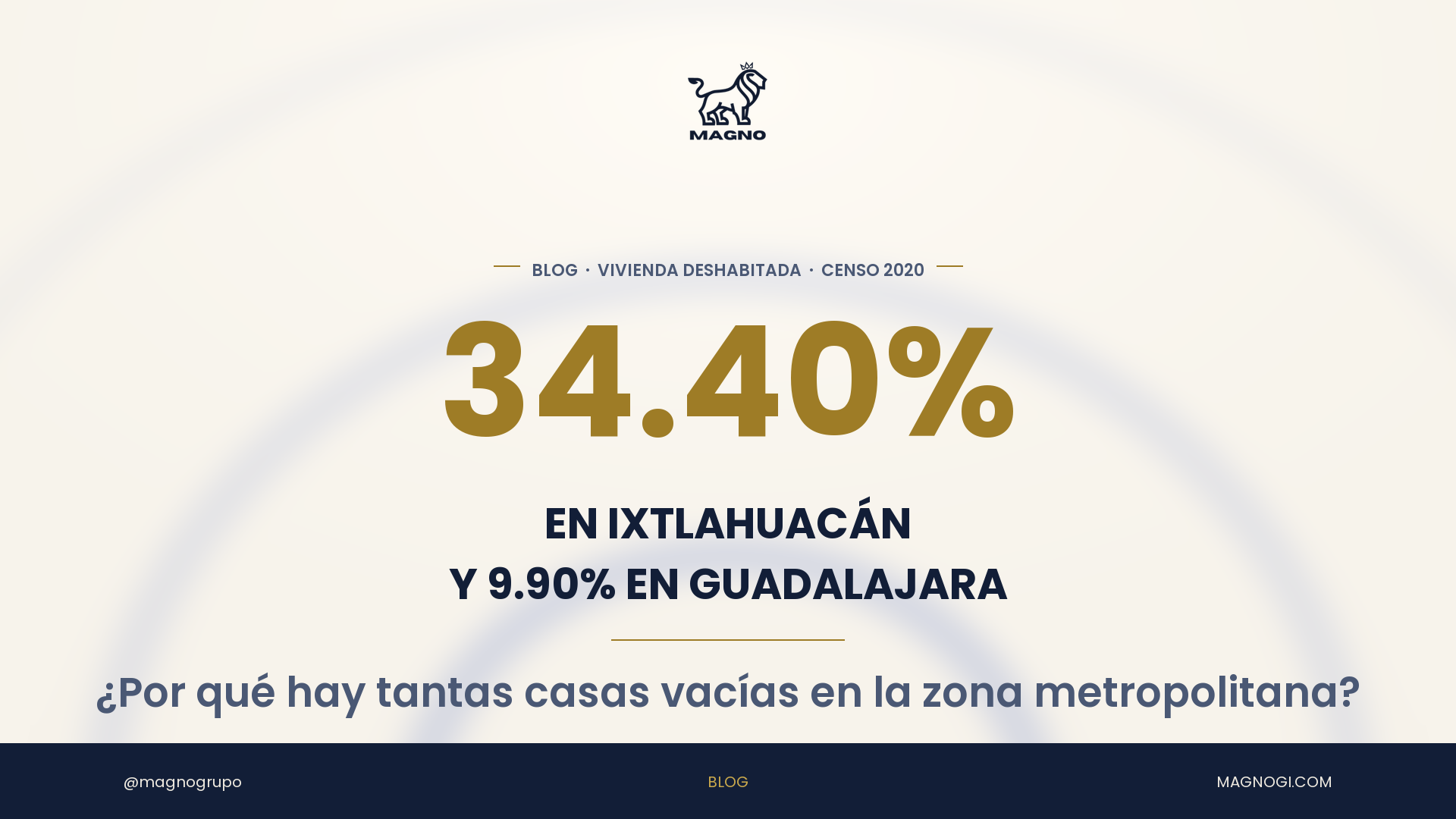 ¿Por qué hay tantas casas vacías en la zona metropolitana de Guadalajara? El censo dice dónde están, y no es donde uno cree